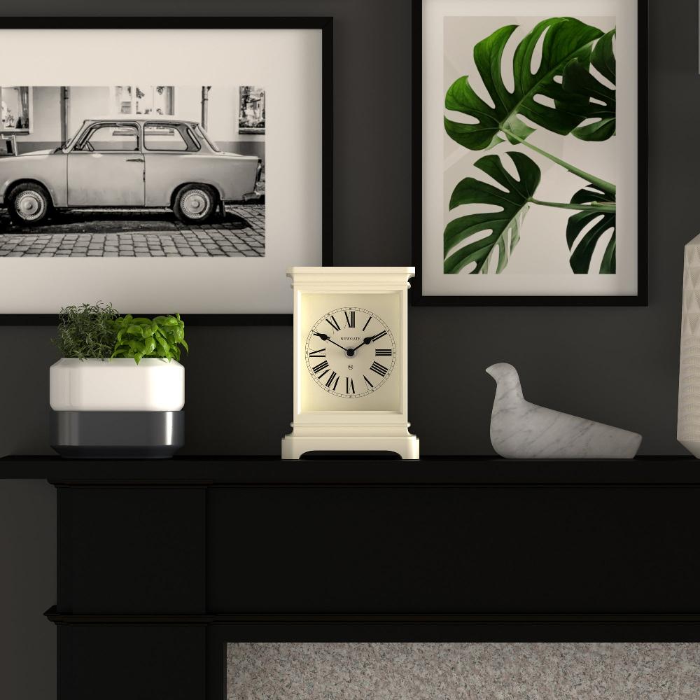 Newgate Watches Newgate Time Lord Mantel Clock In Cream