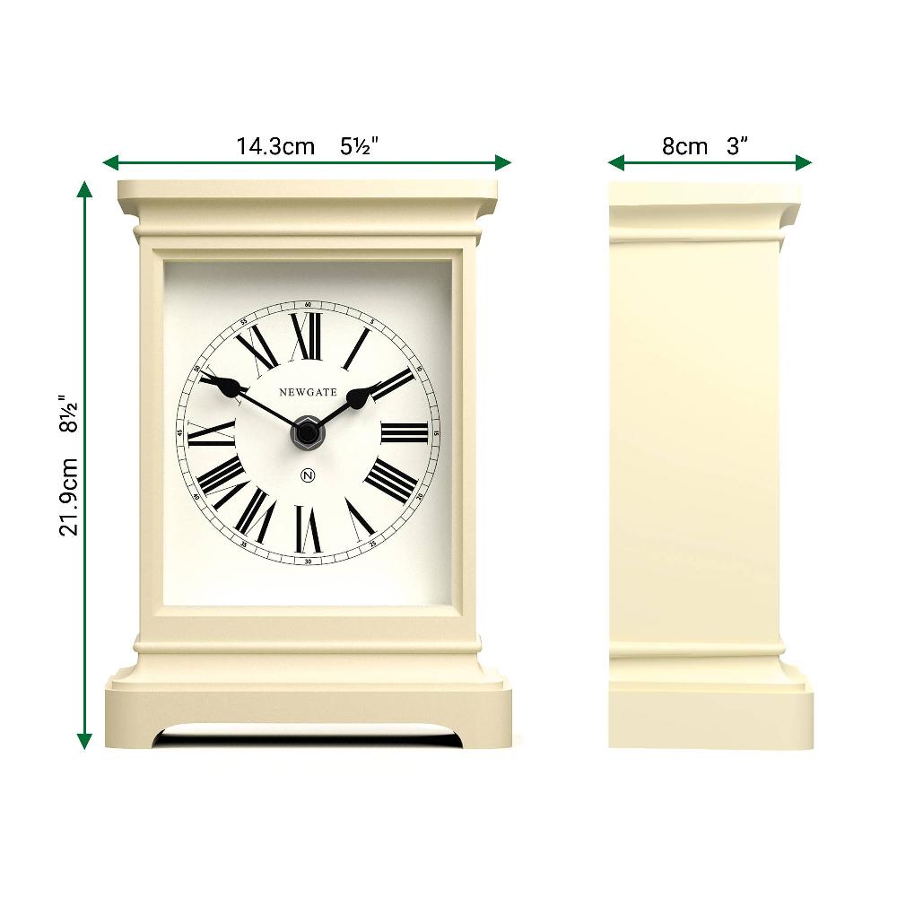 Newgate Watches Newgate Time Lord Mantel Clock In Cream