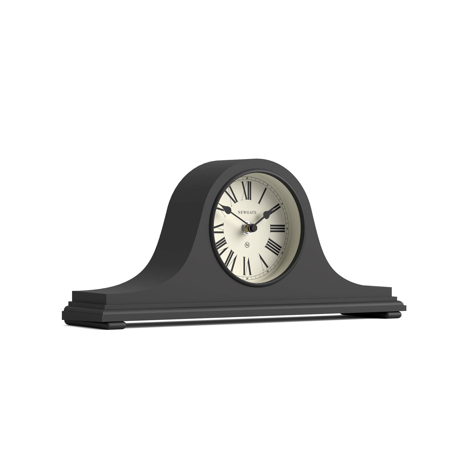 Newgate Watches Newgate Time Machine Mantel Clock In Dark Grey