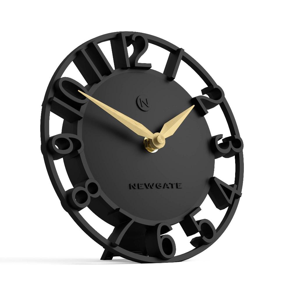 Newgate Watches Newgate Timewarp Mantel Clock In Black