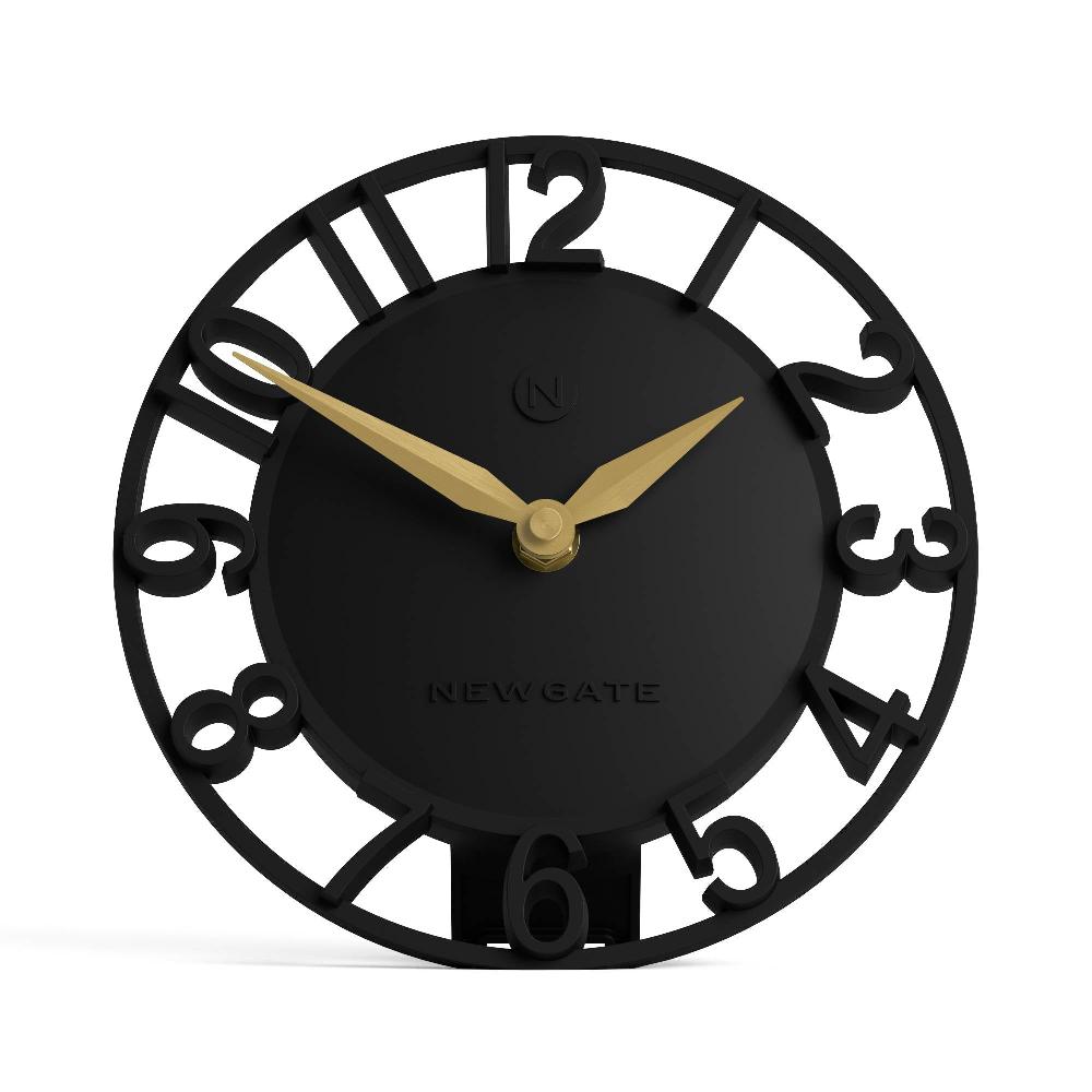 newgate watches Newgate Timewarp mantel clock in black