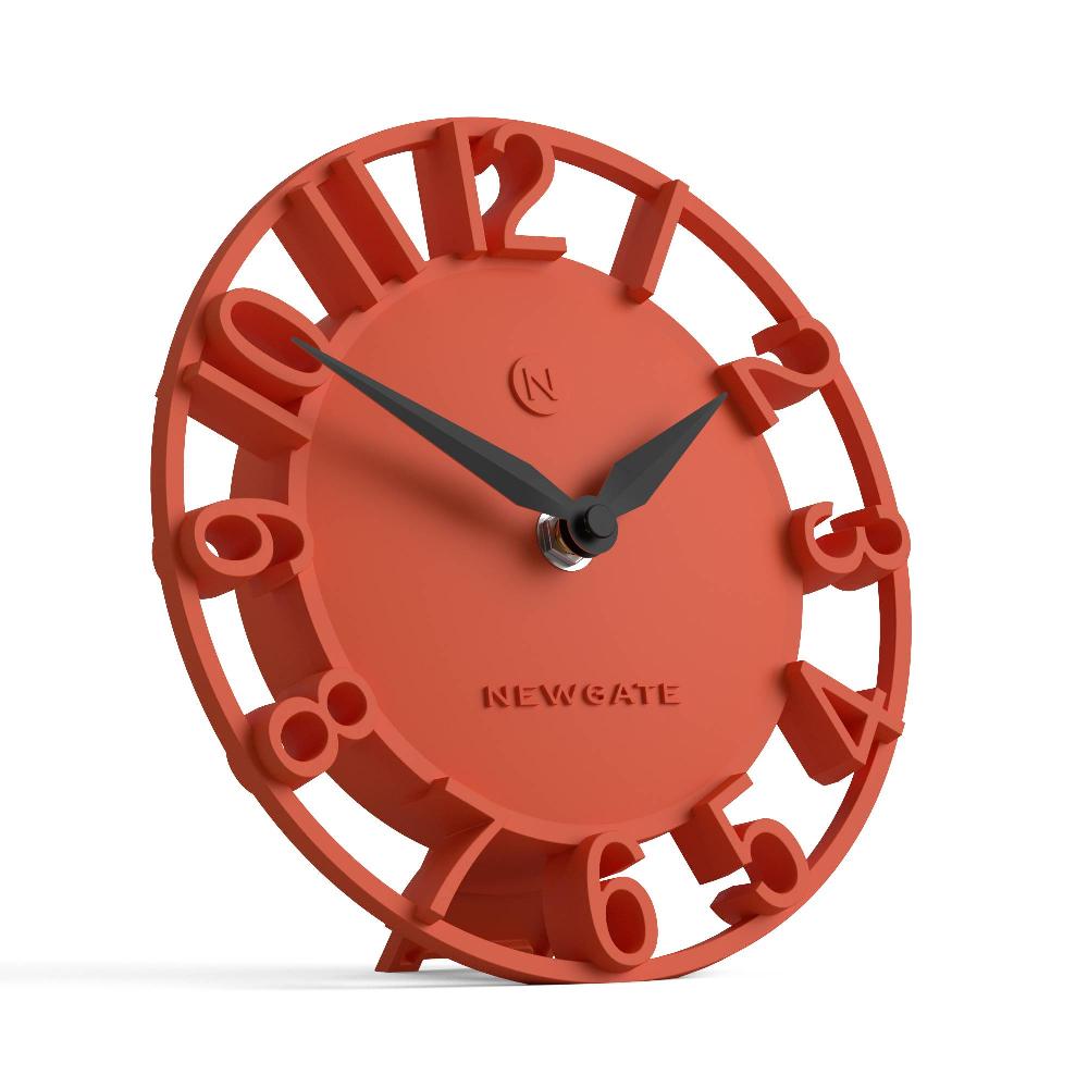 Newgate Watches Newgate Timewarp Mantel Clock In Orange