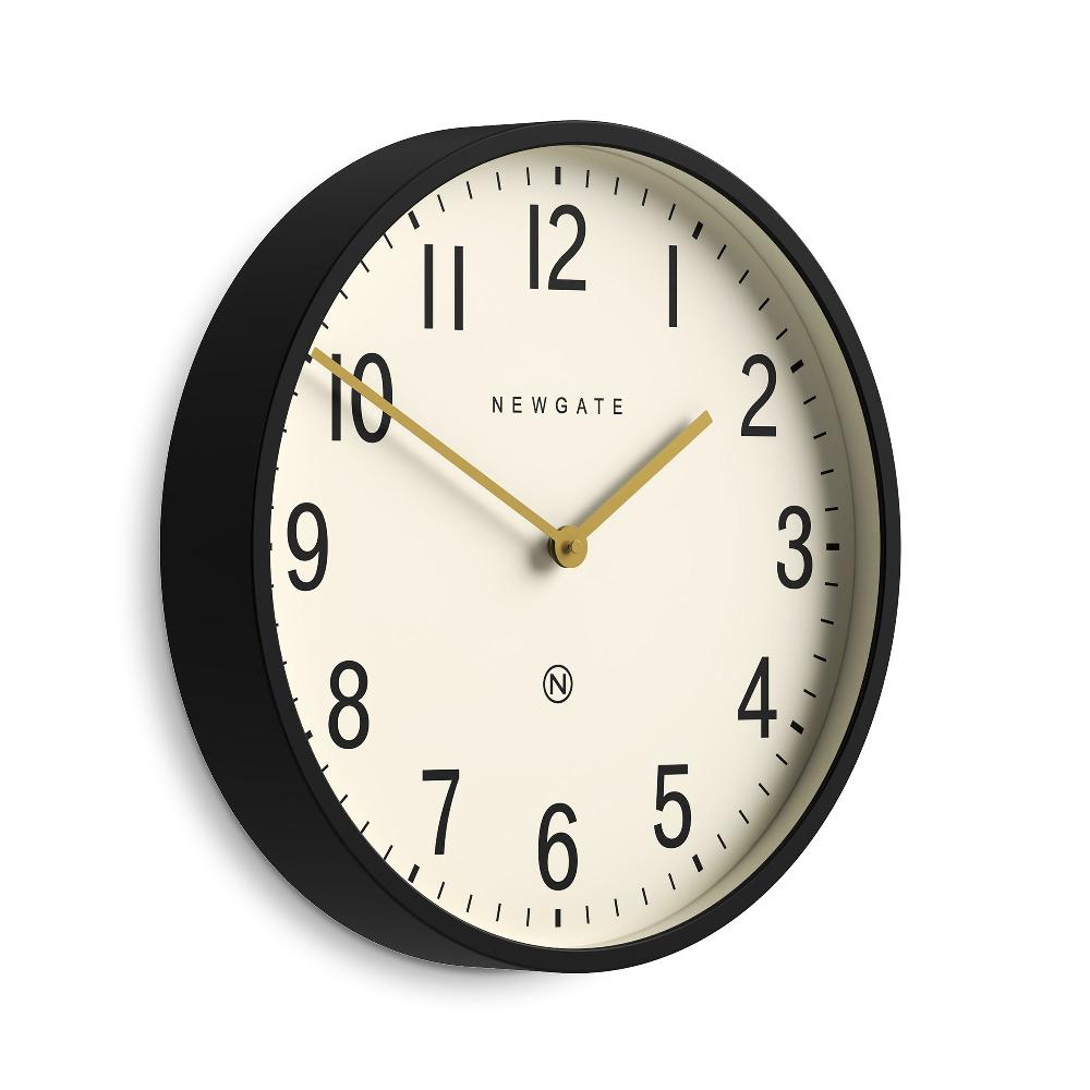 Newgate Watches Newgate Universal Arabic Wall Clock In Black