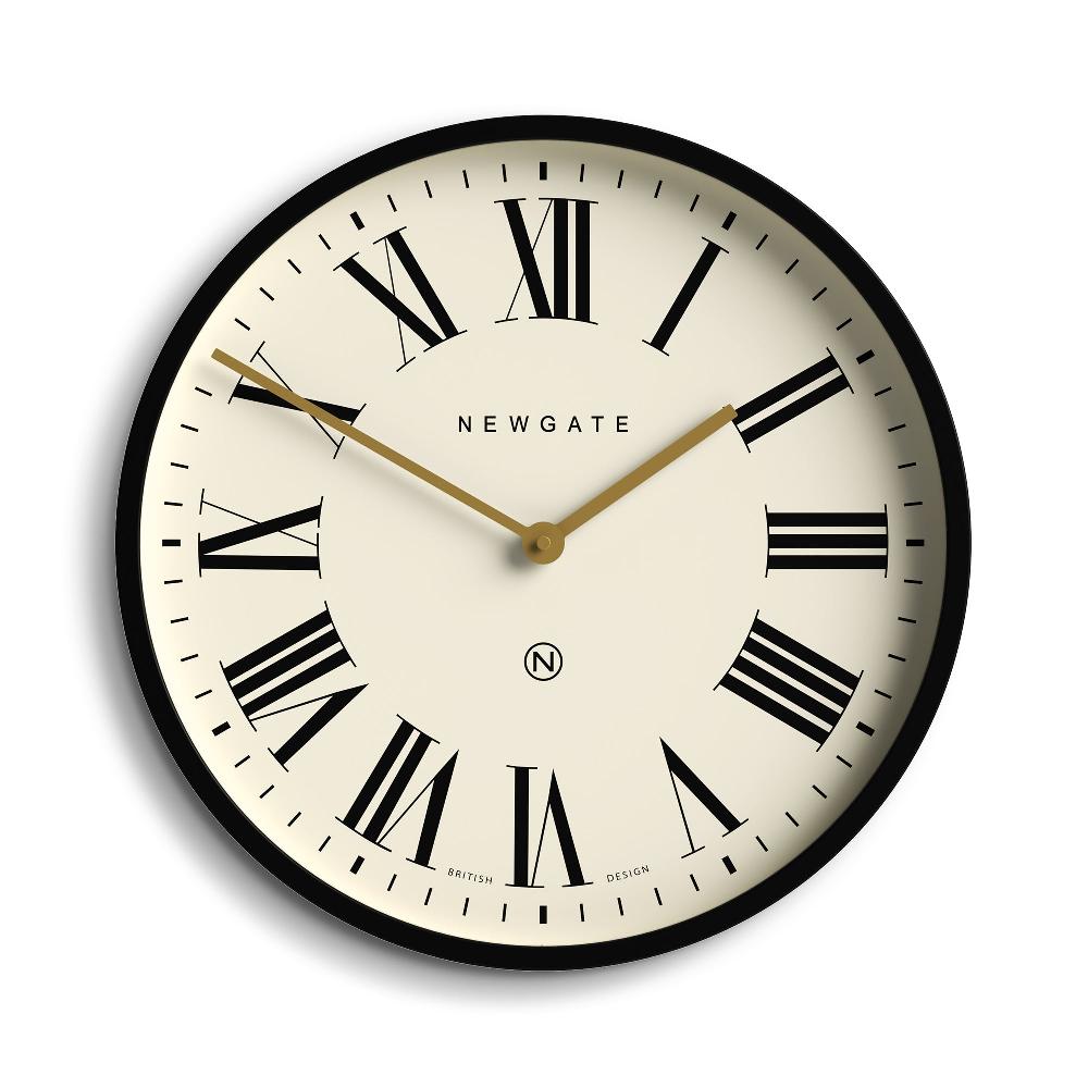 newgate watches Newgate Universal roman wall clock in black