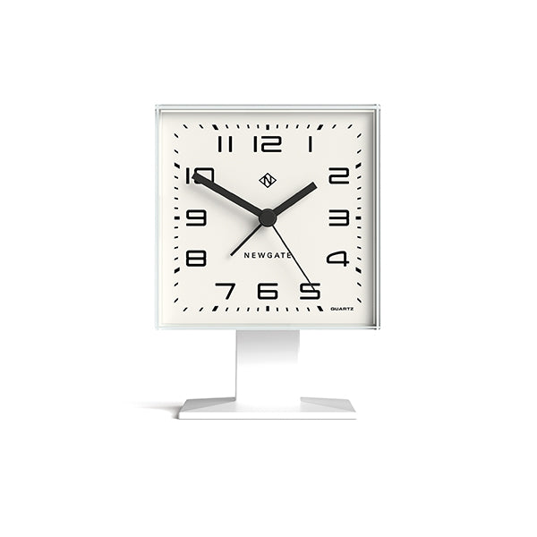 newgate watches Newgate Victor alarm clock in white