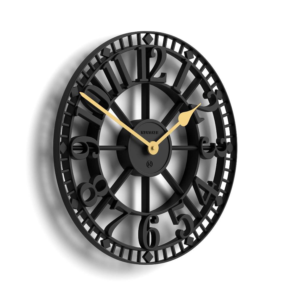 Newgate Watches Newgate Warehouse Wall Clock In Black