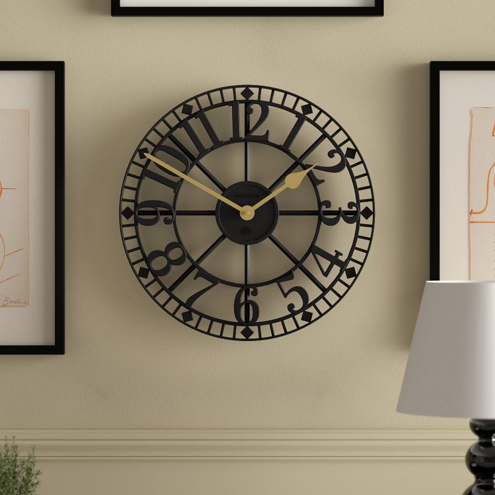 Newgate Watches Newgate Warehouse Wall Clock In Black