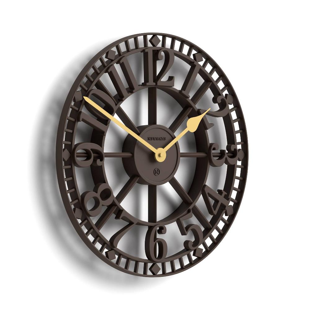 Newgate Watches Newgate Warehouse Wall Clock In Brown