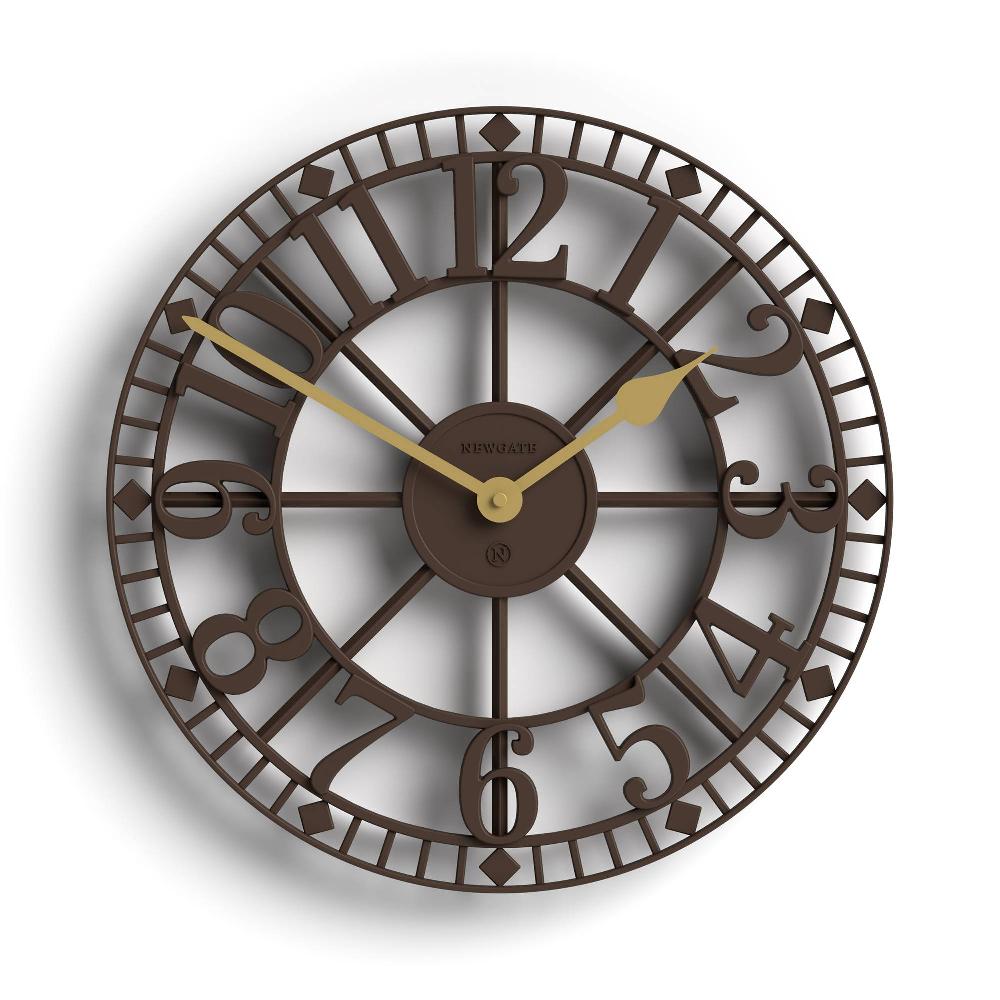 newgate watches Newgate Warehouse wall clock in brown