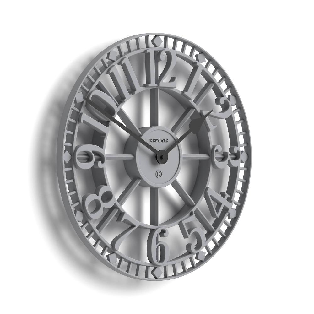 Newgate Watches Newgate Warehouse Wall Clock In Grey