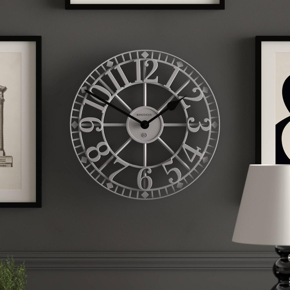 Newgate Watches Newgate Warehouse Wall Clock In Grey