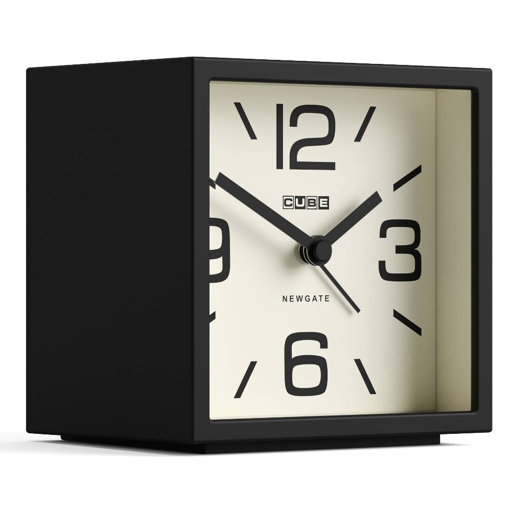 Newgate Watches Newgate Cube Alarm Clock In Black