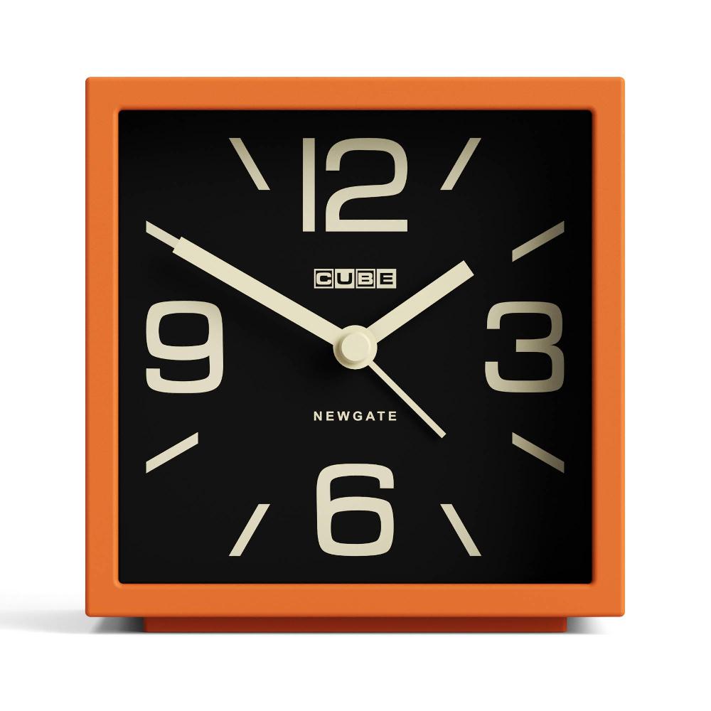 newgate watches Newgate Cube alarm clock in orange