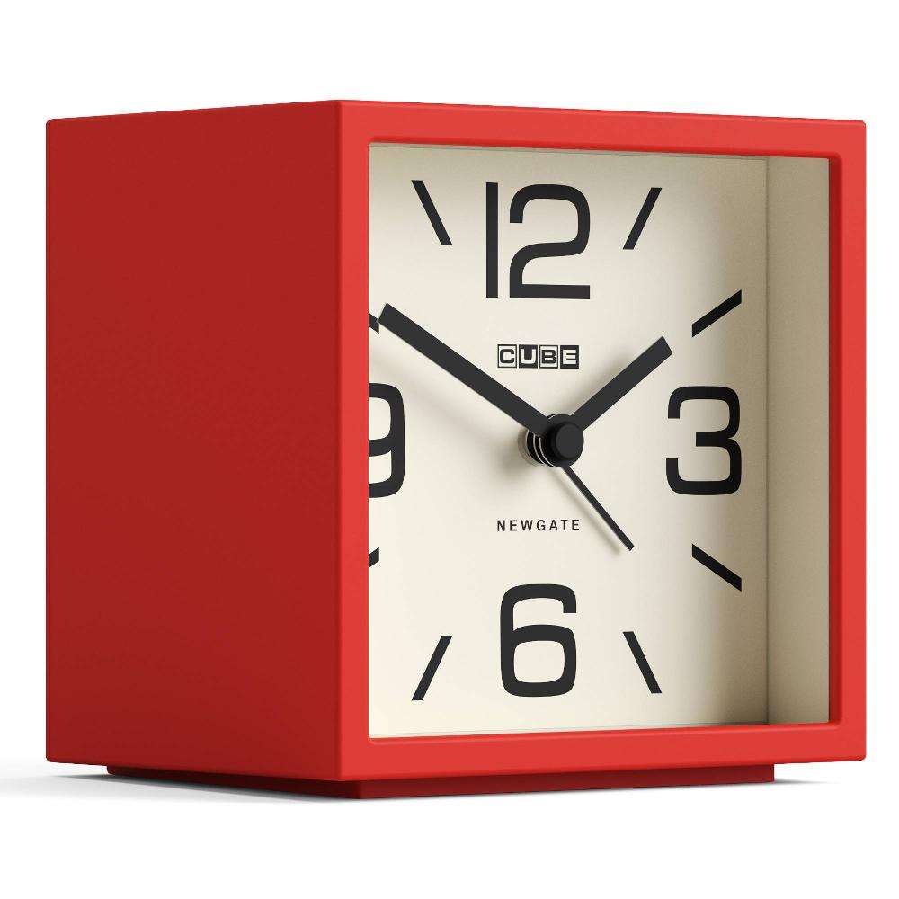 Newgate Watches Newgate Cube Alarm Clock In Red