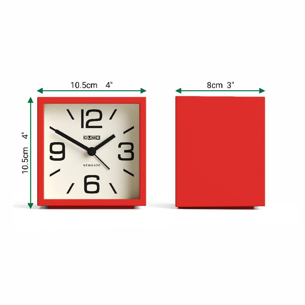 Newgate Watches Newgate Cube Alarm Clock In Red
