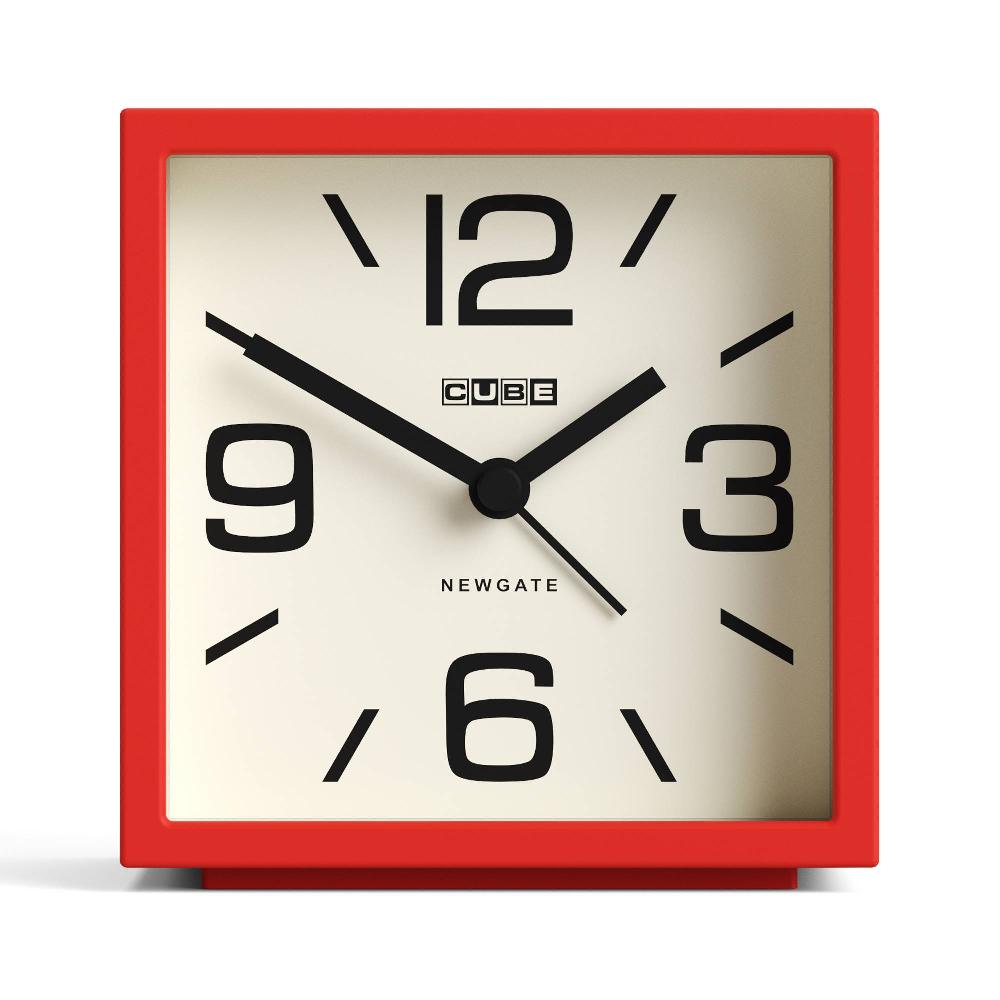 newgate watches Newgate Cube alarm clock in red