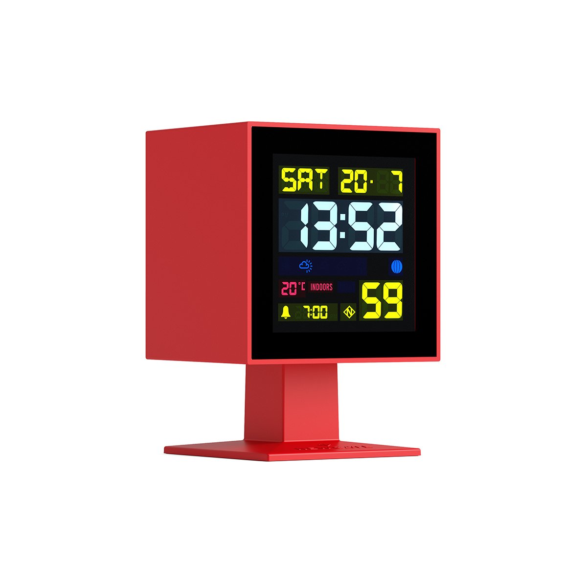 Newgate Watches Newgate Monolith LCD Alarm In Red