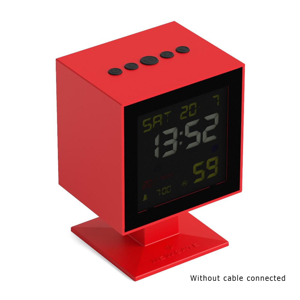 Newgate Watches Newgate Monolith LCD Alarm In Red