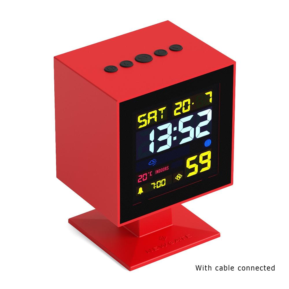 Newgate Watches Newgate Monolith LCD Alarm In Red