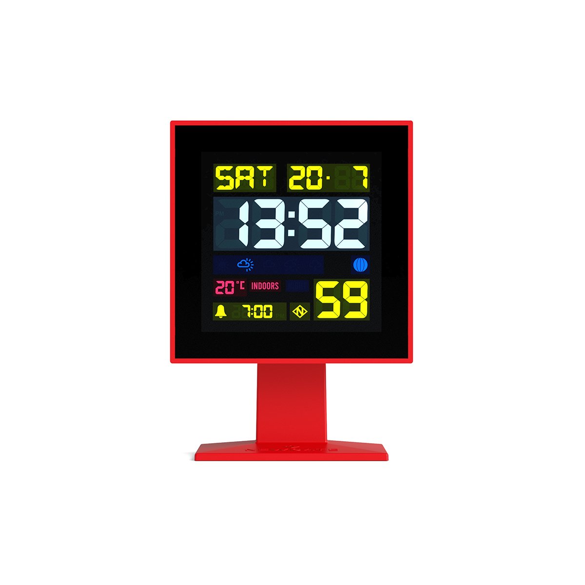newgate watches Newgate Monolith LCD alarm in red