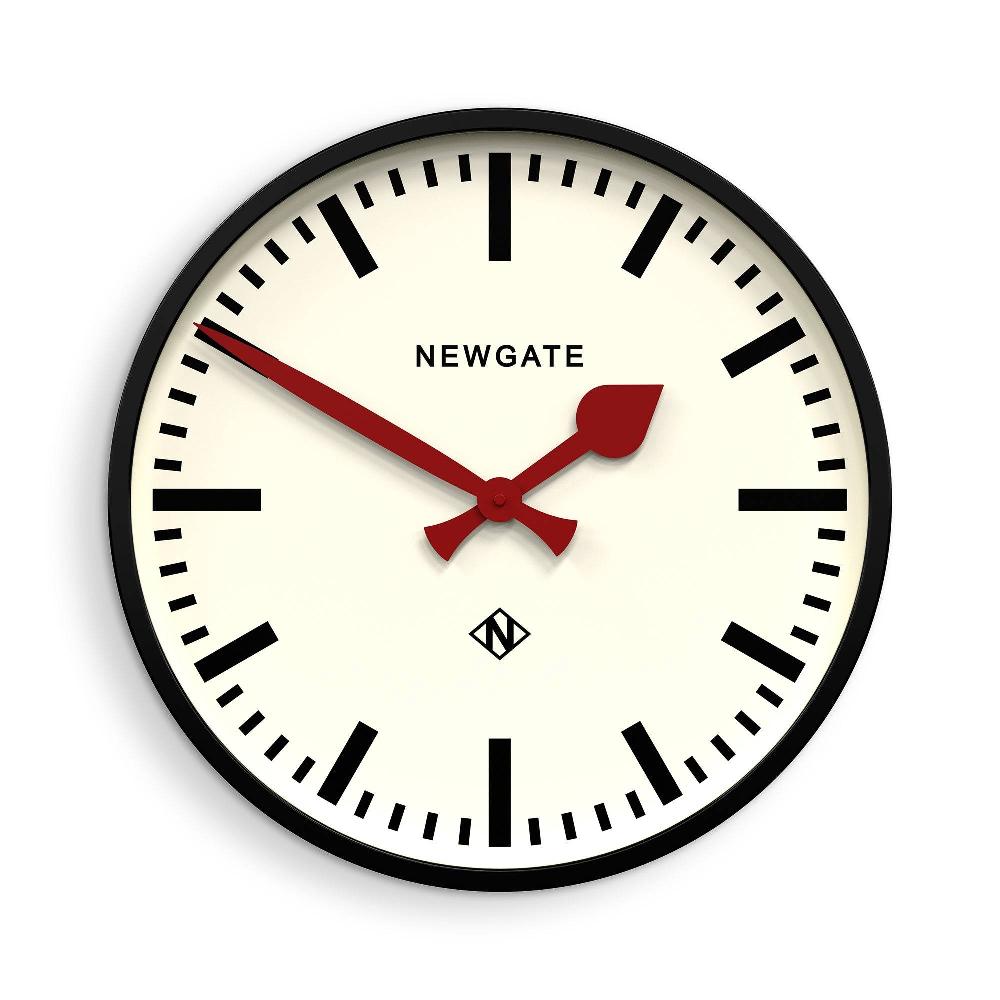 newgate watches Newgate Putney wall clock in black