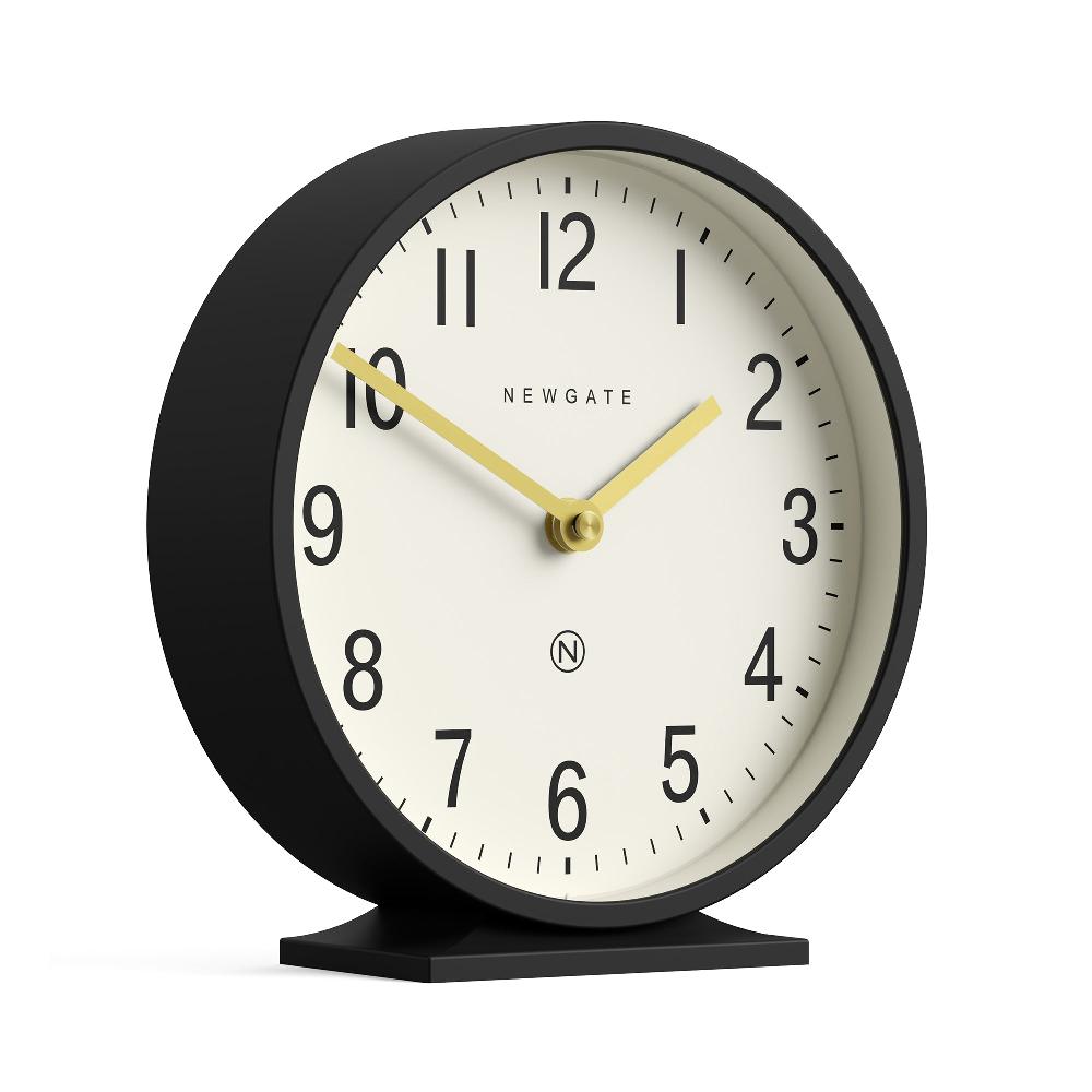 Newgate Watches Newgate Q Mantel Clock In Black
