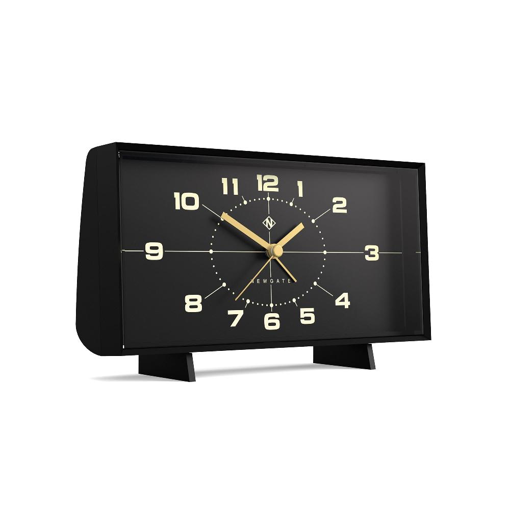 Newgate Watches Newgate Wideboy Alarm Clock In Black