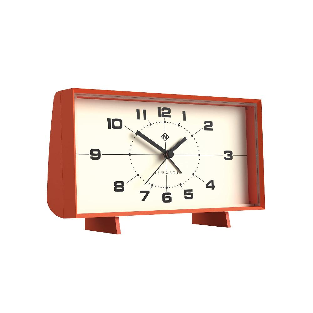 Newgate Watches Newgate Wideboy Alarm Clock In Pumpkin Orange
