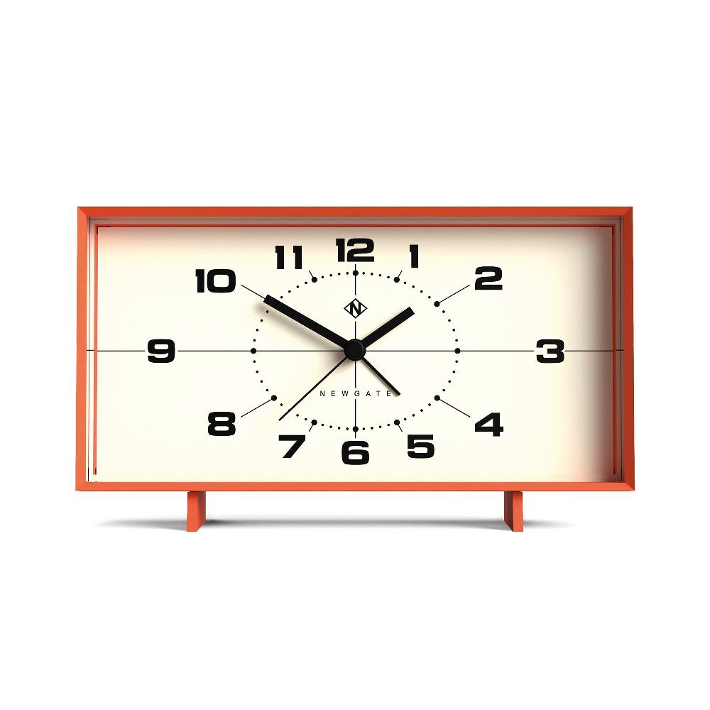 newgate watches Newgate Wideboy alarm clock in pumpkin orange