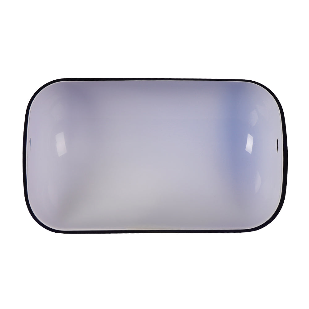 Newrays Blue Glass Bankers Lamp Shade Replacement Cover