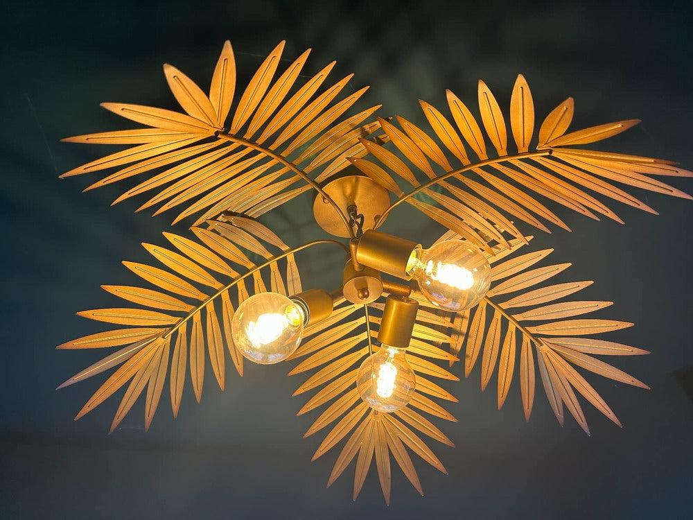 Newrays Tropical Coconut Leaves Ceiling Lighting Tree Lights