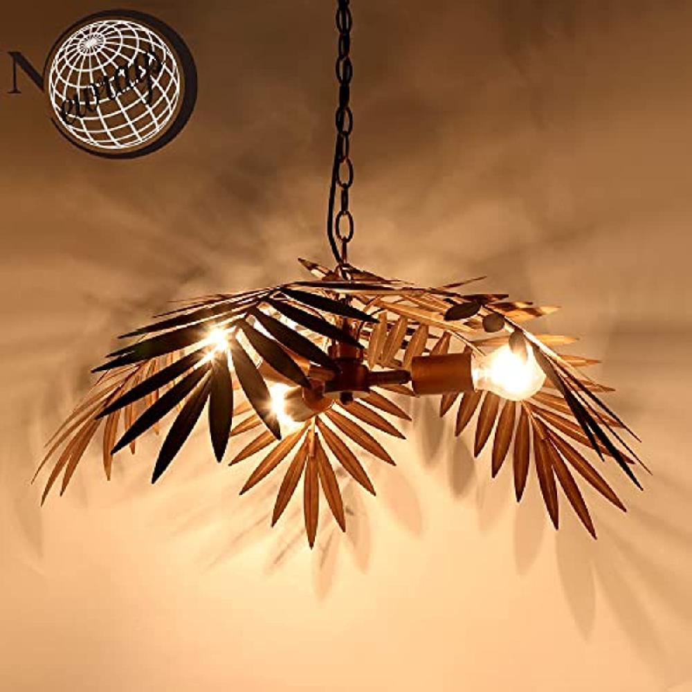 Newrays Tropical Coconut Leaves Chandelier Tree Lights