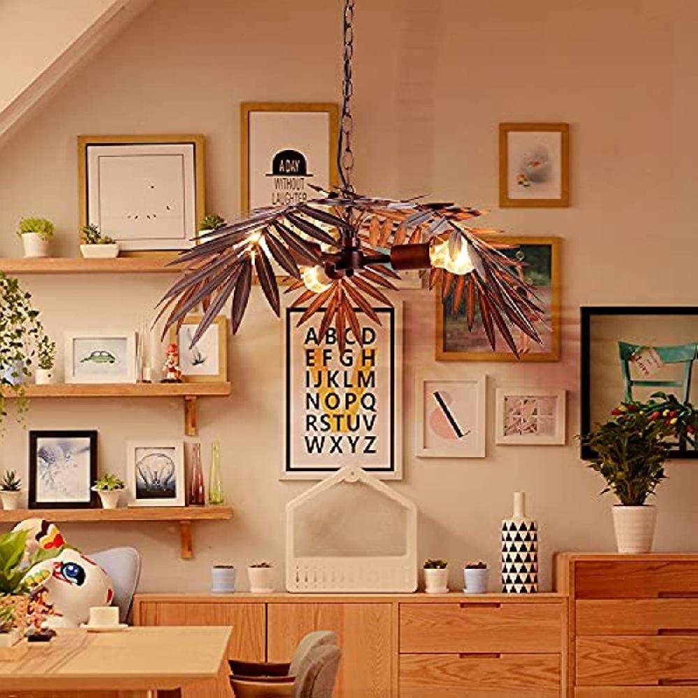 Newrays Tropical Coconut Leaves Pendant Lamp Tree Lamps Plug In