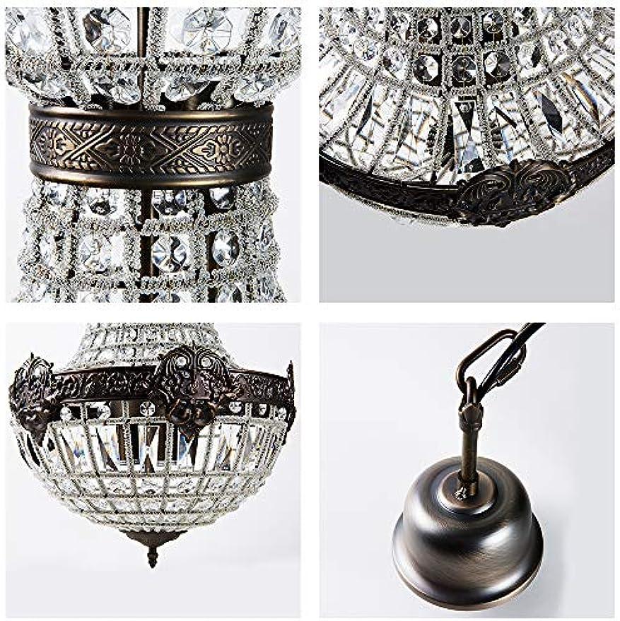 newrays Vintage Royal Empire Style Big Led Crystal Chandelier E14/E12