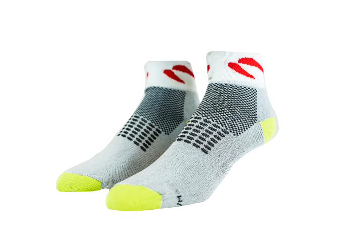 Newton Running Grey Quarter Socks