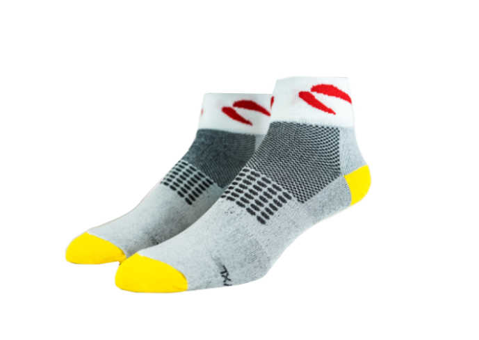 newton running Grey Quarter Socks