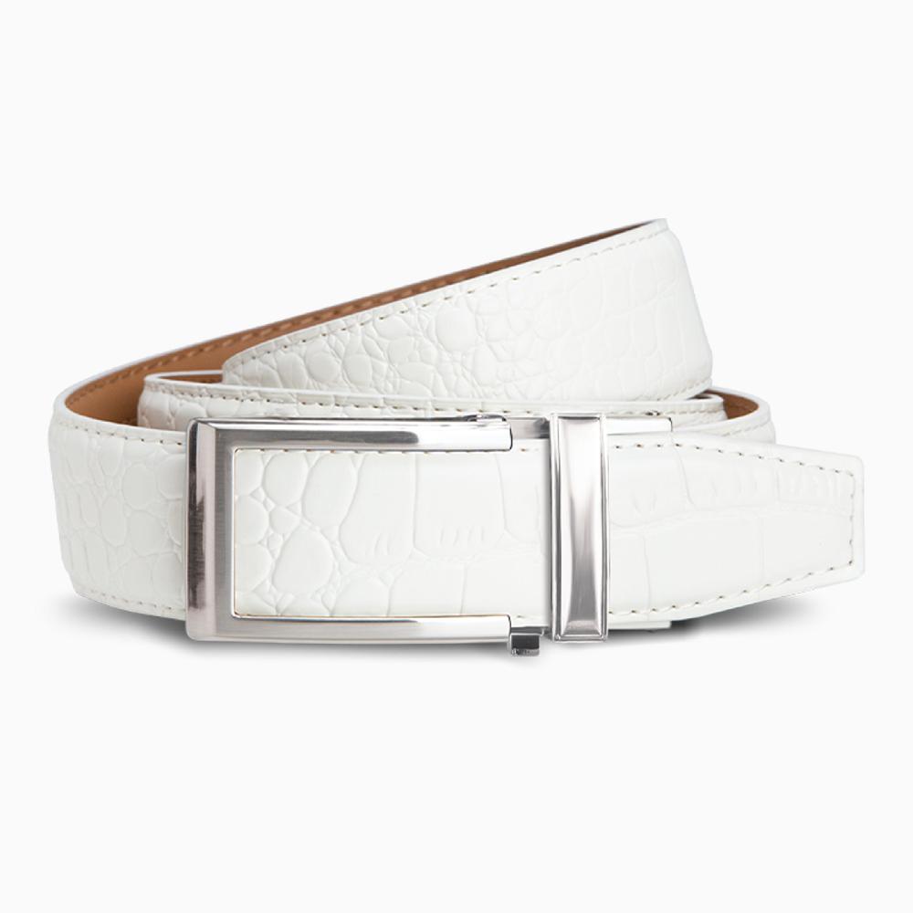 nexbelt Alligator Pearl White V2 Ratchet Belt 1 3/8" Strap [35mm]