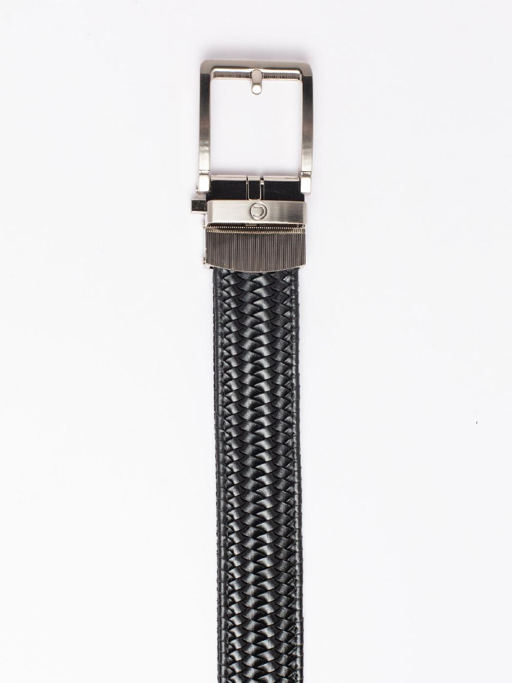 Nexbelt Braided Black Leather Golf Ratchet Belt 1.38" [35mm]