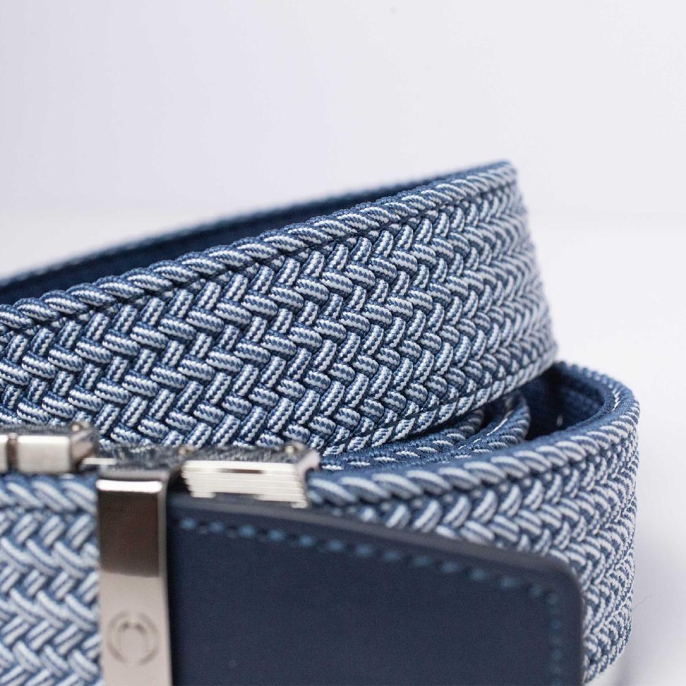 Nexbelt Braided Blue Cord Golf Ratchet Belt 1.38" [35mm]