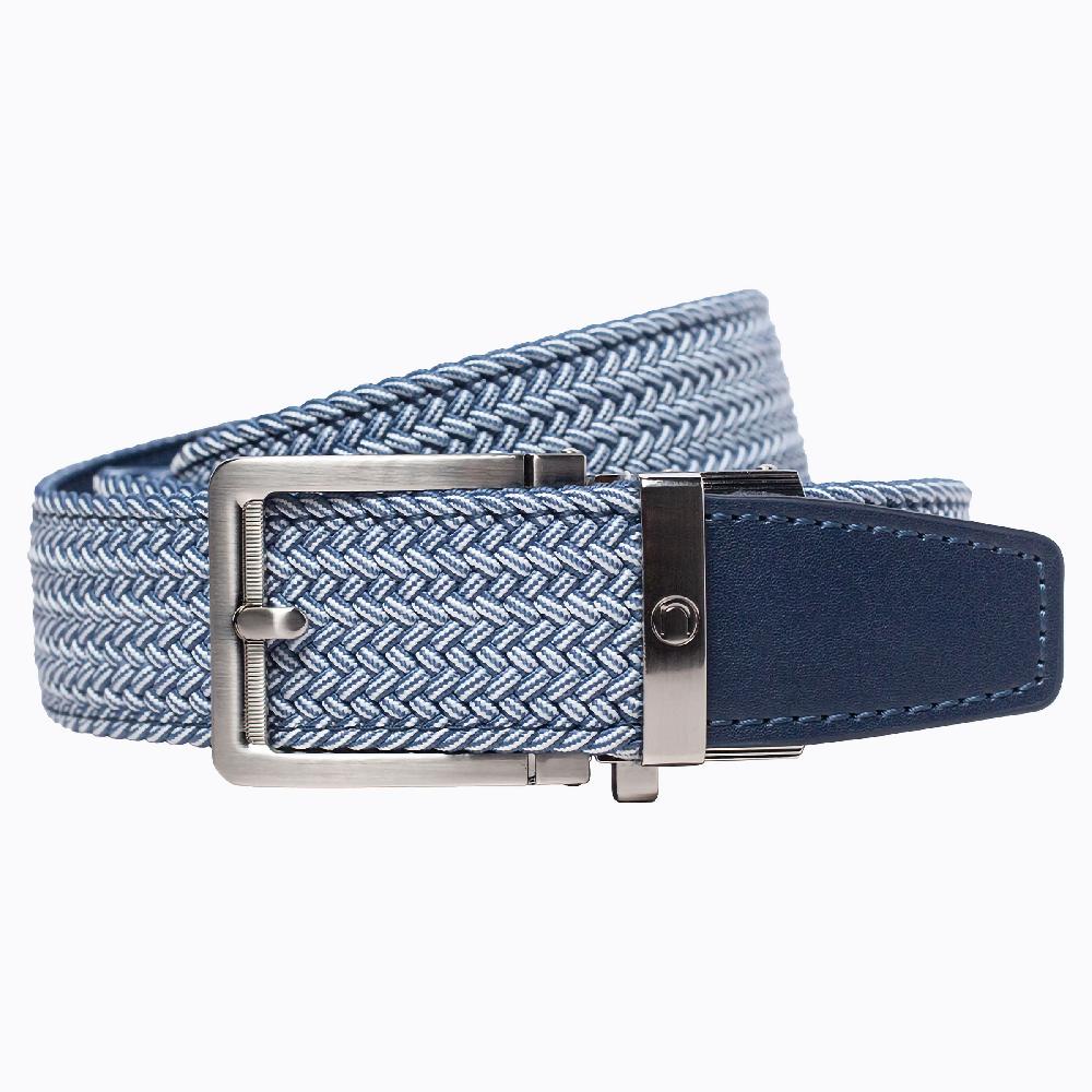 nexbelt Braided Blue Cord Golf Ratchet Belt 1.38" [35mm]