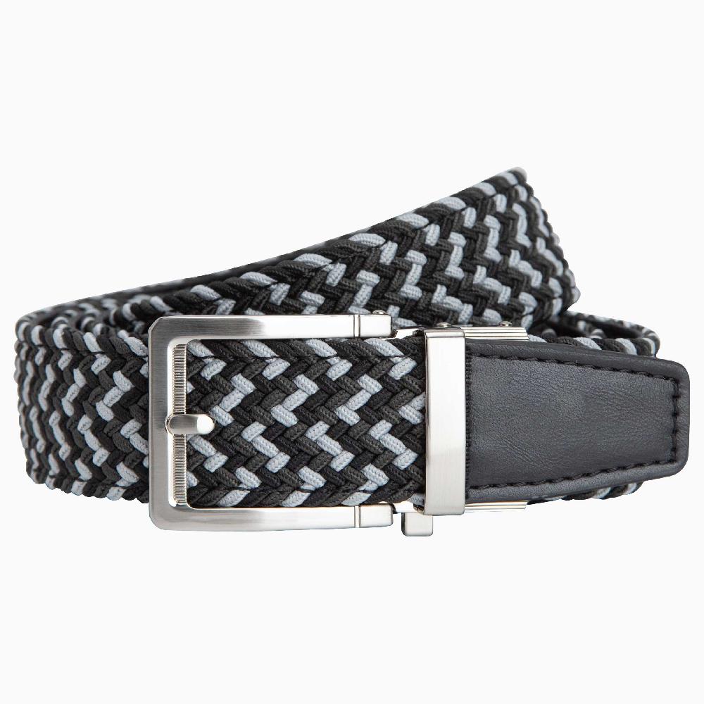 nexbelt Braided Charcoal Golf Ratchet Belt 1.38" [35mm]