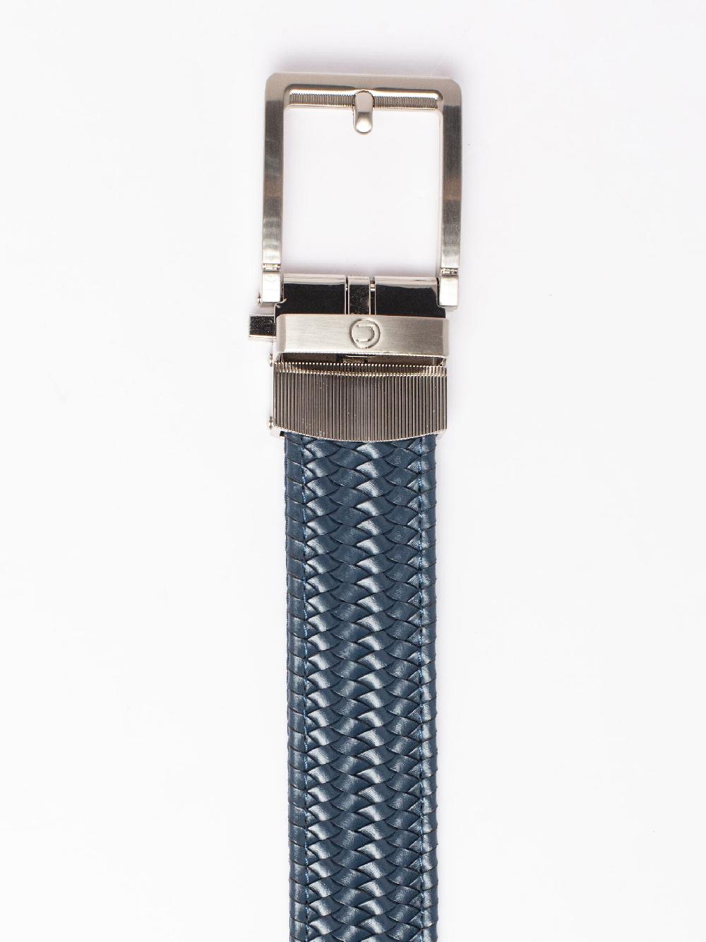 Nexbelt Braided Navy Leather Golf Ratchet Belt 1.38" [35mm]