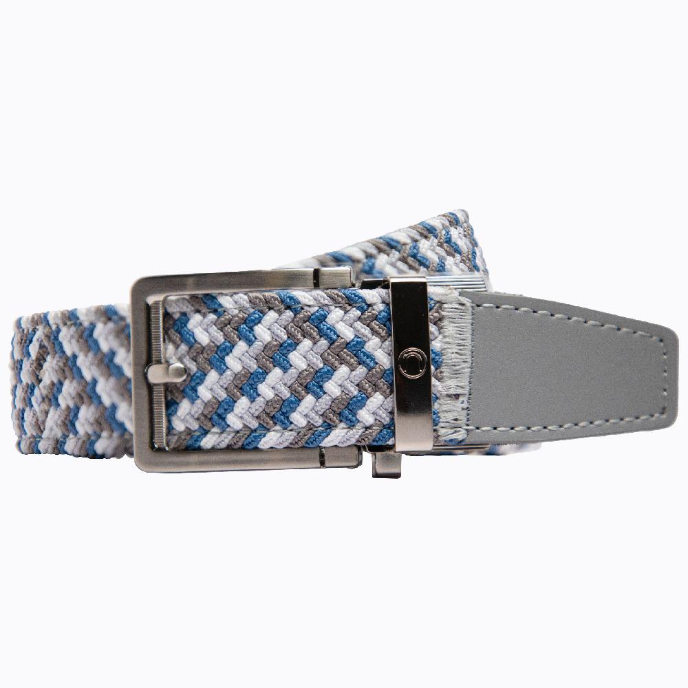 nexbelt Braided Tricolor Sky Golf Ratchet Belt 1.38" [35mm]