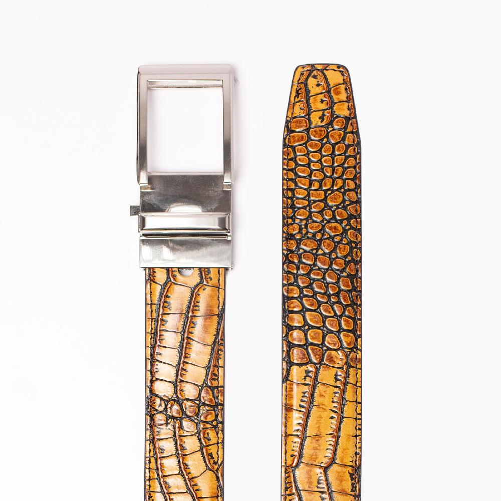 Nexbelt Cayman Brown & Tan V2 Ratchet Belt 1 3/8" Strap [35mm]