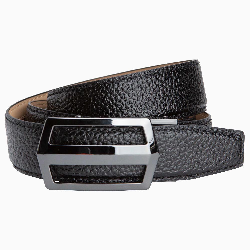 nexbelt Classic Pitch Black Golf Ratchet Belt 1.38" [35mm]