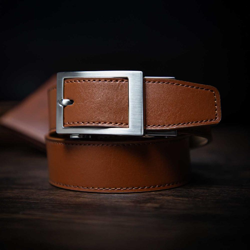 Nexbelt Classic Walnut Dress Ratchet Belt 1 3/8" Strap [35mm]