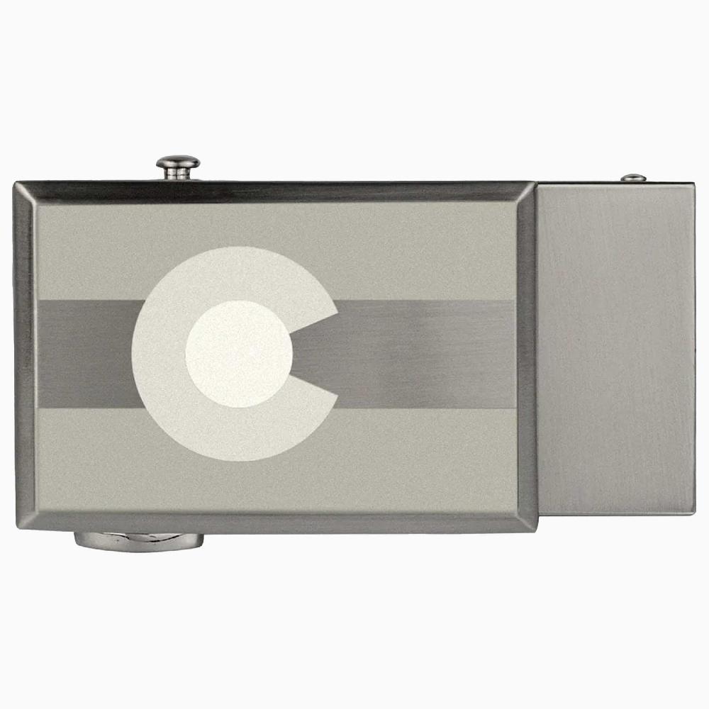 nexbelt Colorado Shield Nickel Beveled Classic Fits 1 3/8" Straps [35mm]