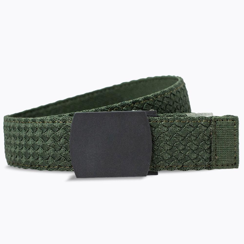 nexbelt Explorer Braided Green Ratchet Belt 1.38" [35mm]