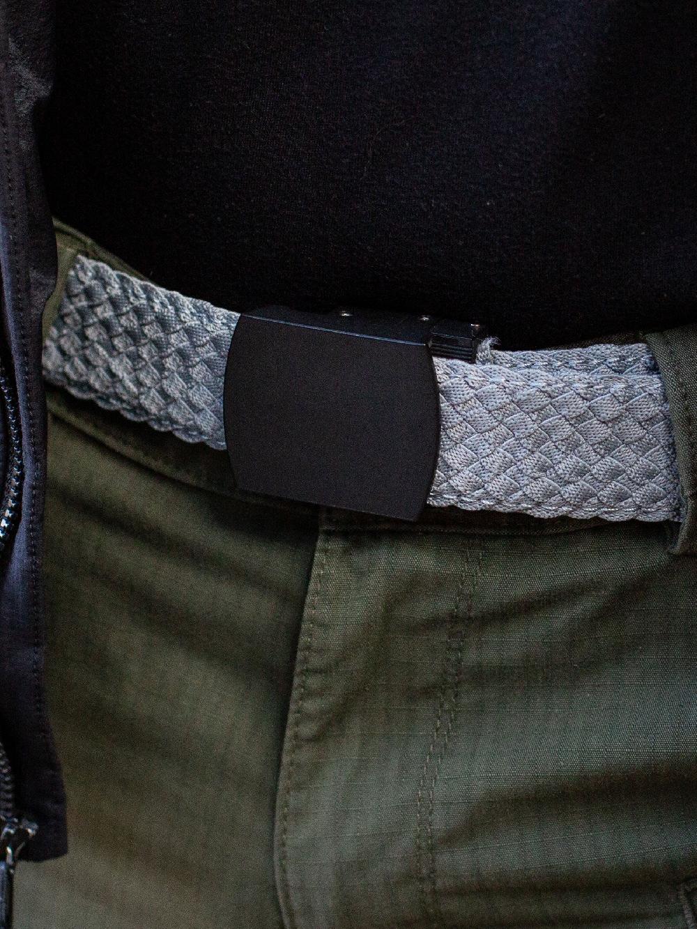 Nexbelt Explorer Braided Grey Ratchet Belt 1.38" [35mm]