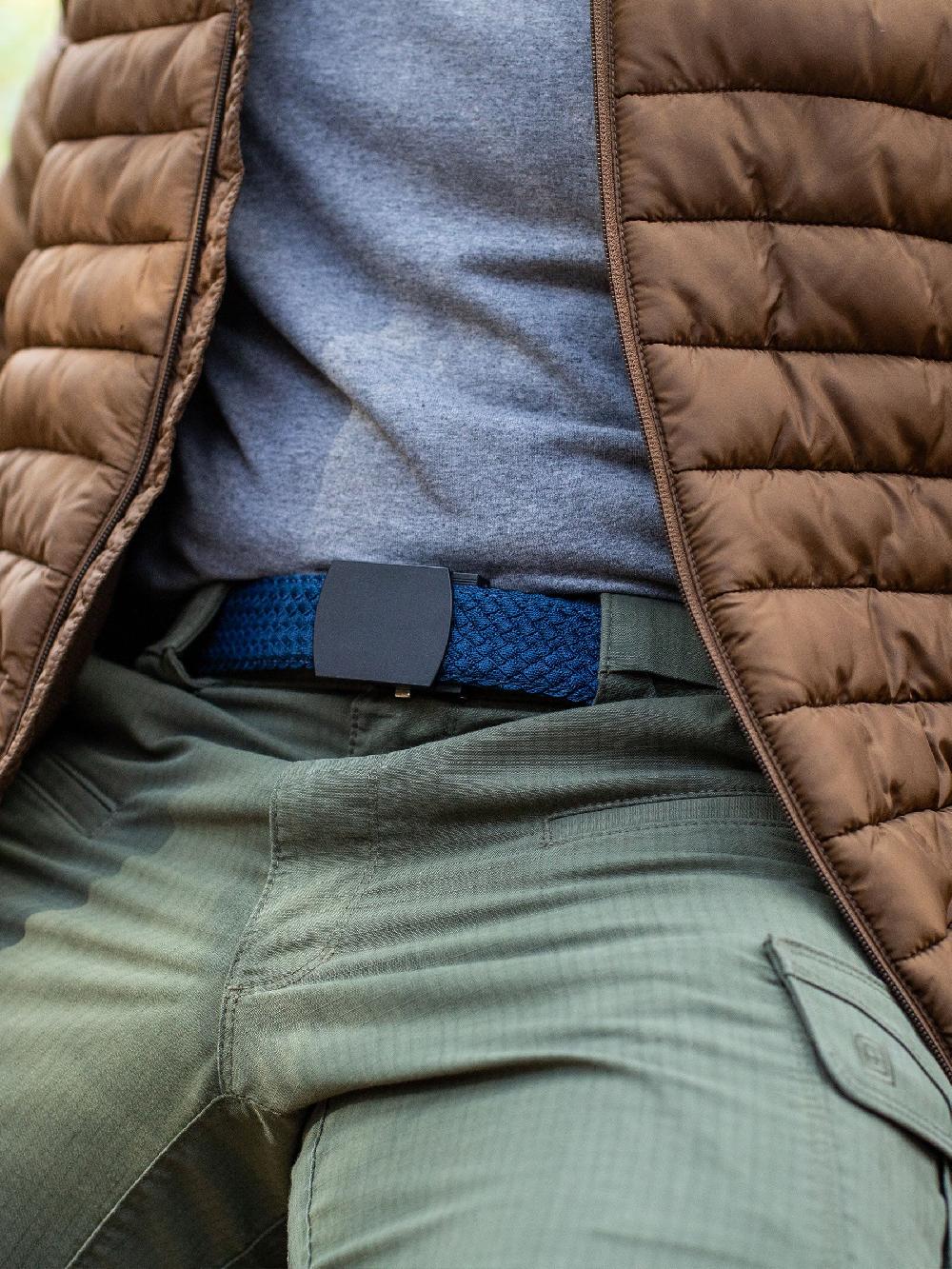 Nexbelt Explorer Braided Navy Ratchet Belt 1.38" [35mm]